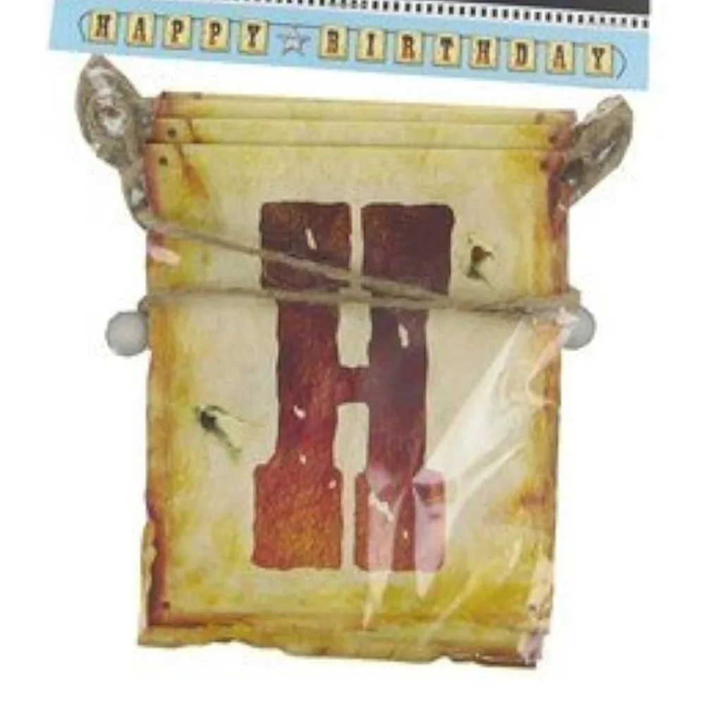 2 Western Rodeo Party Banners